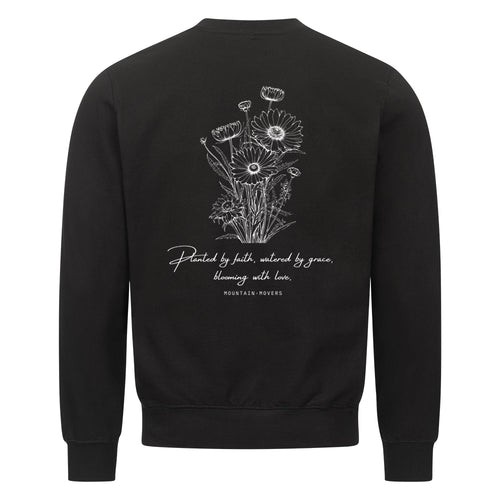 Planted by faith sweatshirt backprint
