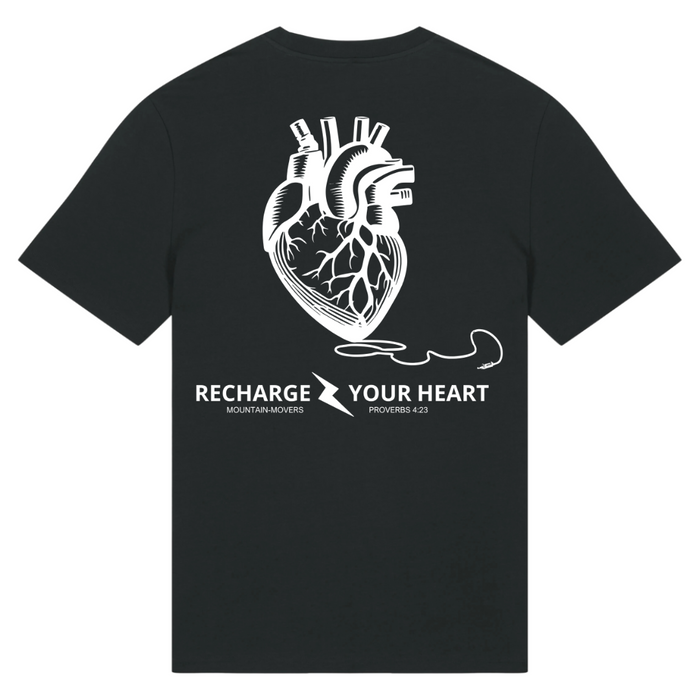 Recharge your Heart Shirt BackPrint