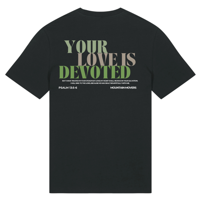 Love is devoted Shirt BackPrint