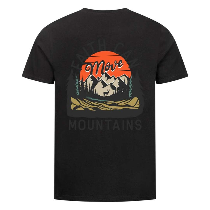 Mountains retro shirt backprint