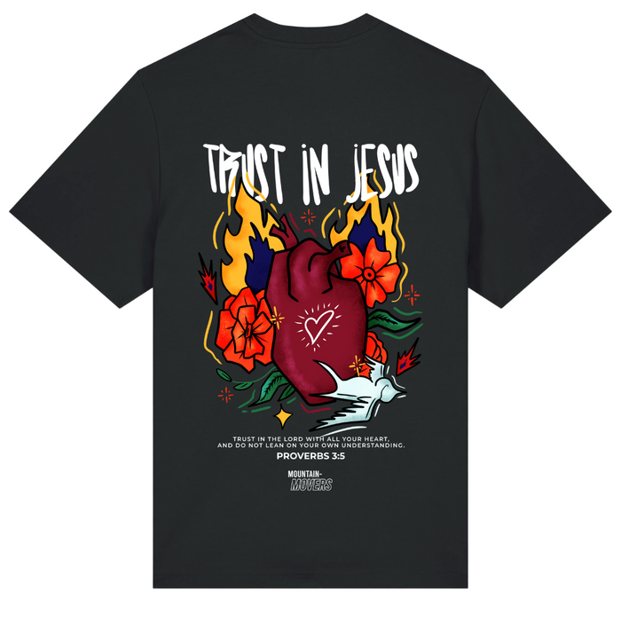 Trust in Jesus Oversized Shirt Front- & BackPrint