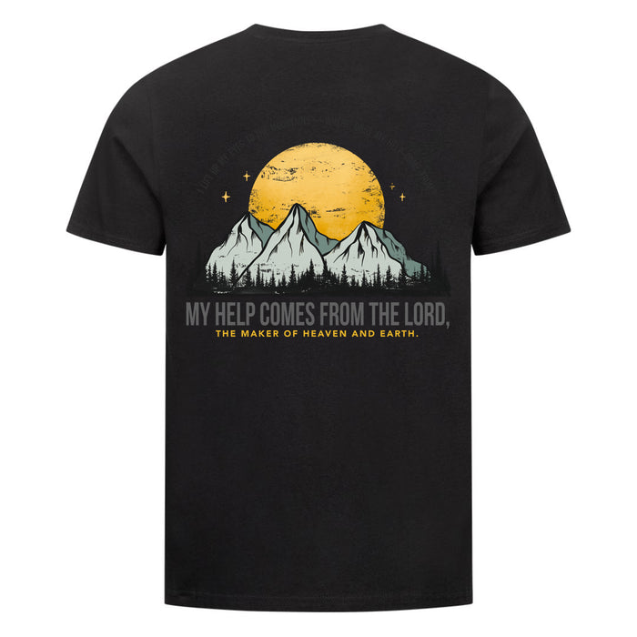 My help comes from the lord Shirt Backprint