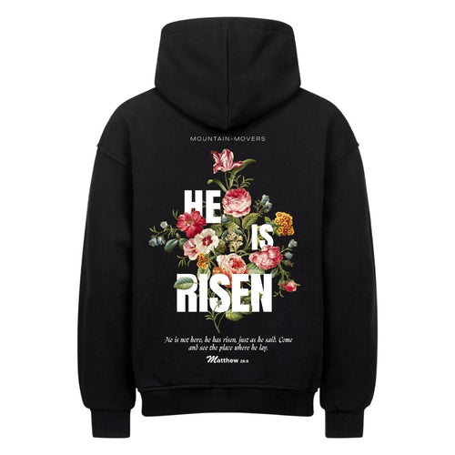 He is Risen Streetwear Oversized Hoodie Backprint