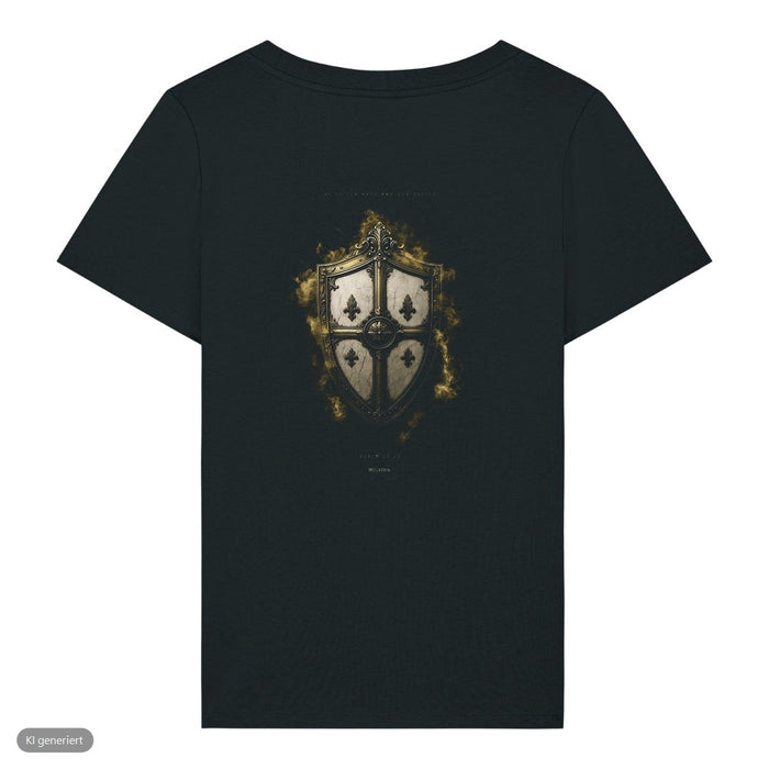 Our Help And Our Shield Psalm 33:20 Frauenshirt Front & Backprint