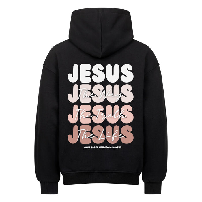 Jesus X John 14: 6 Oversized Hoodie Backprint