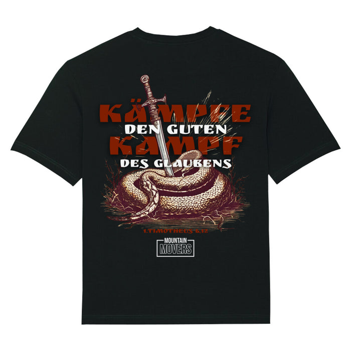 Kämpfe den guten Kampf Oversized Shirt BackPrint