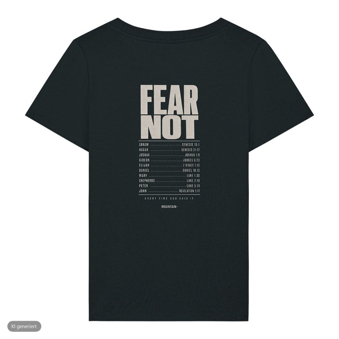 Fear Not Tour Frauenshirt Front & Backprint
