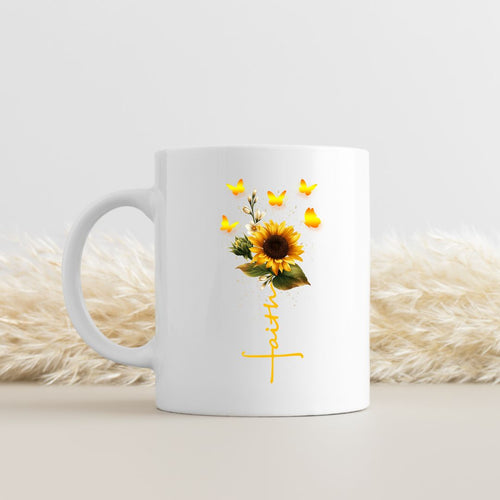 Faith Sunflower Mug