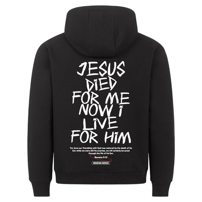 Jesus died for me Hoodie Rugprint