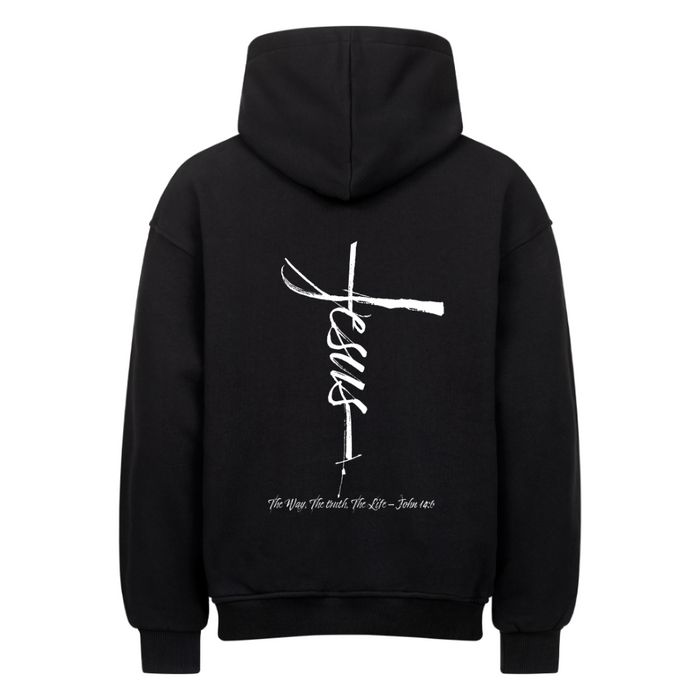 JESUS CROSS OVERSIZED HOODIE Rugprint