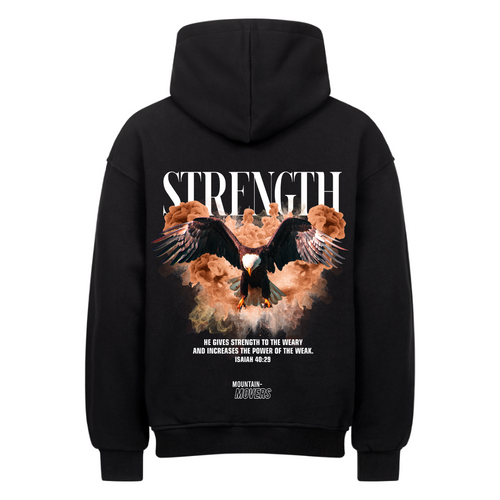 Strength Streetwear Oversized Hoodie BackPrint