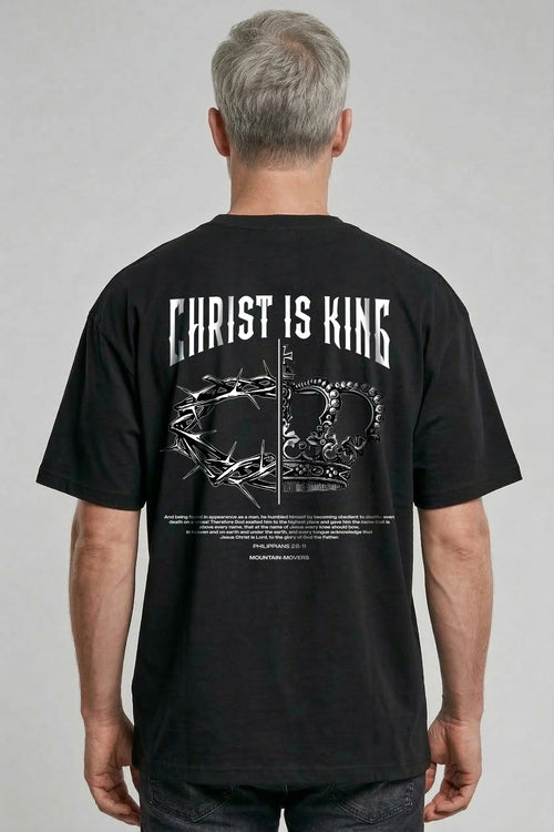 Christ is King Easter Oversize Shirt BackPrint