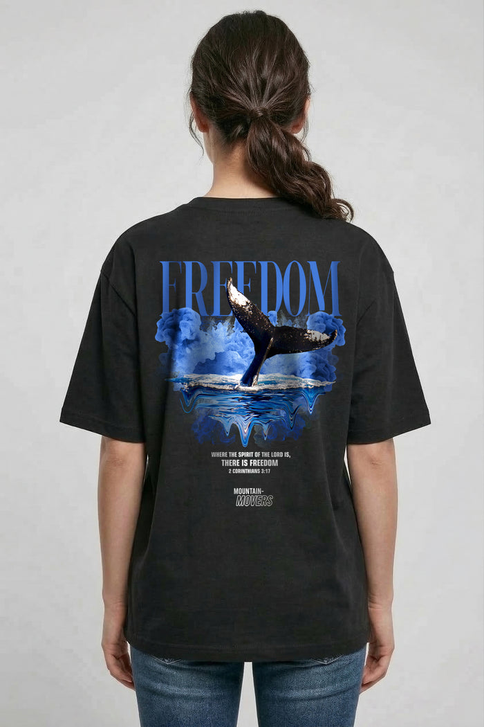 Freedom Streetwear Oversized Shirt Backprint