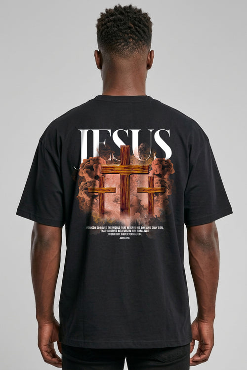 Jesus Streetwear Oversized Shirt Backprint