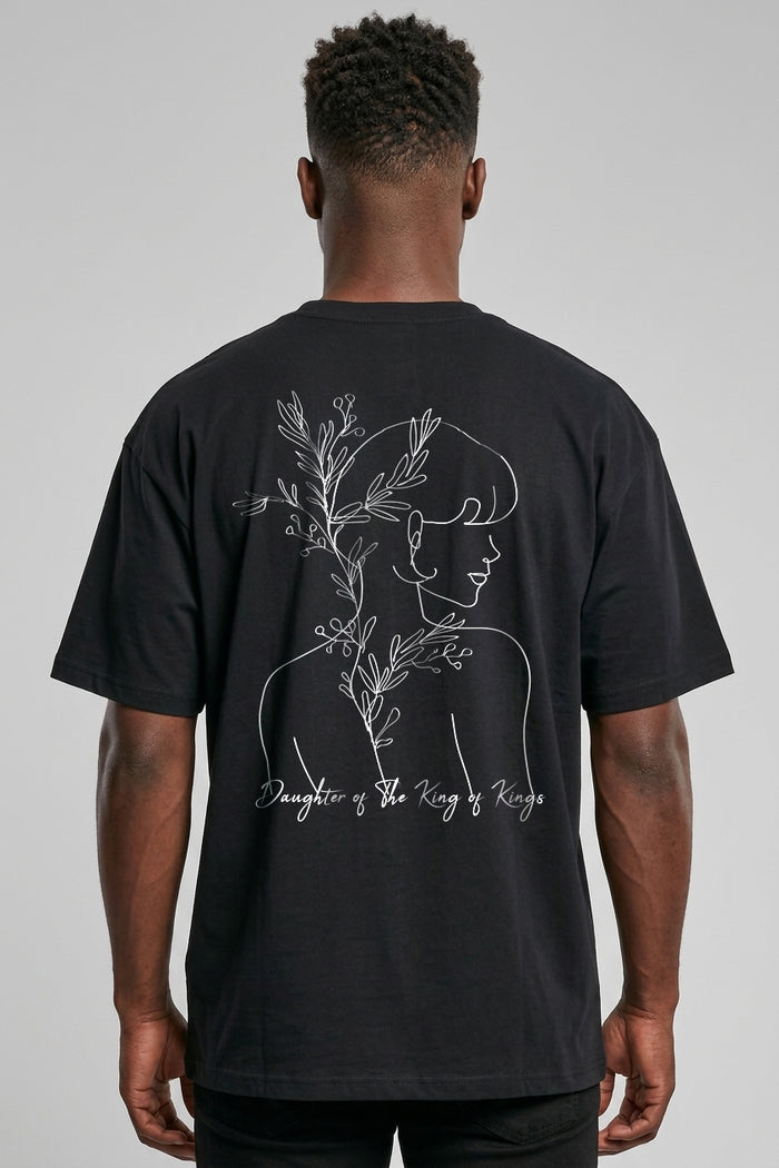 Daughter of the King of Kings Oversized Shirt Backprint