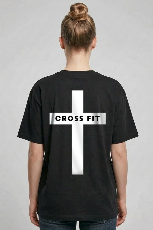CrossFit Gym Oversized Shirt Back Print