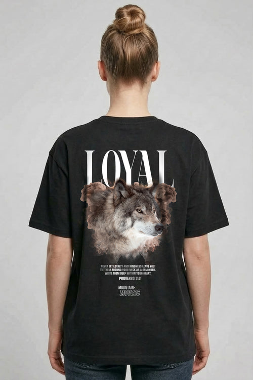 Loyal oversized shirt backprint
