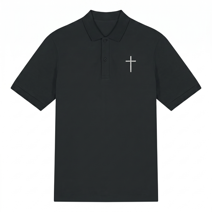 Kreuz Polo T-Shirt (Stick)
