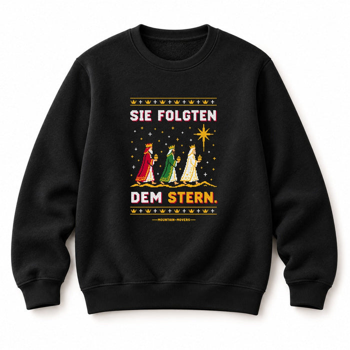 Sie folgten dem Stern Könige Christmas Sweatshirt