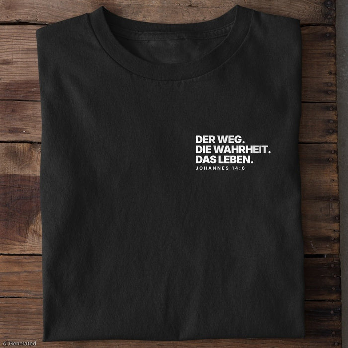 Der Weg die Wahrheit das Leben Johannes 14:6 T-Shirt