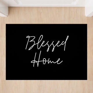 Blessed Home Kalligrafie Fußmatte