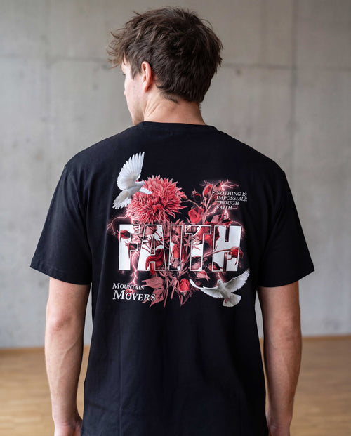Faith Flower Shirt Backprint