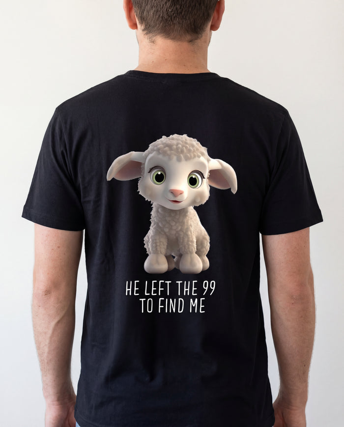 Left the 99 Sheep shirt rugprint