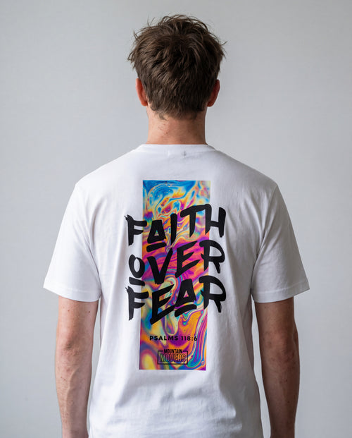 Faith over Fear Streetwear Shirt Backprint