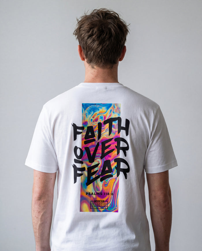 Faith over Fear Streetwear Shirt BackPrint