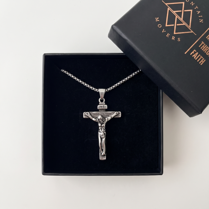 RVS ketting met gat