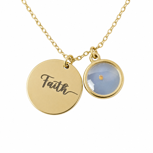 Faith Senfkorn Edelstahl Kette