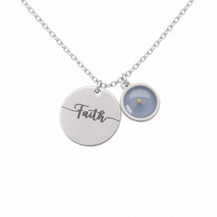 Faith Senfkorn Kette Silber (Edelstahl)