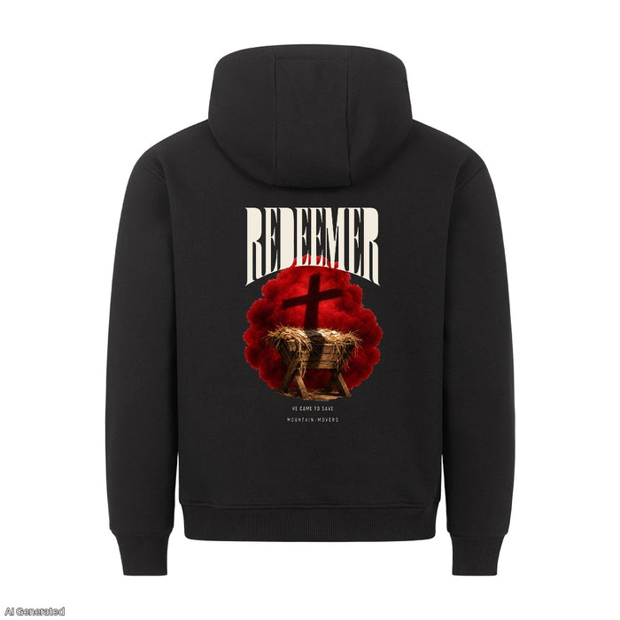 Redeemer He Came to Save Christmas Hoodie Backprint