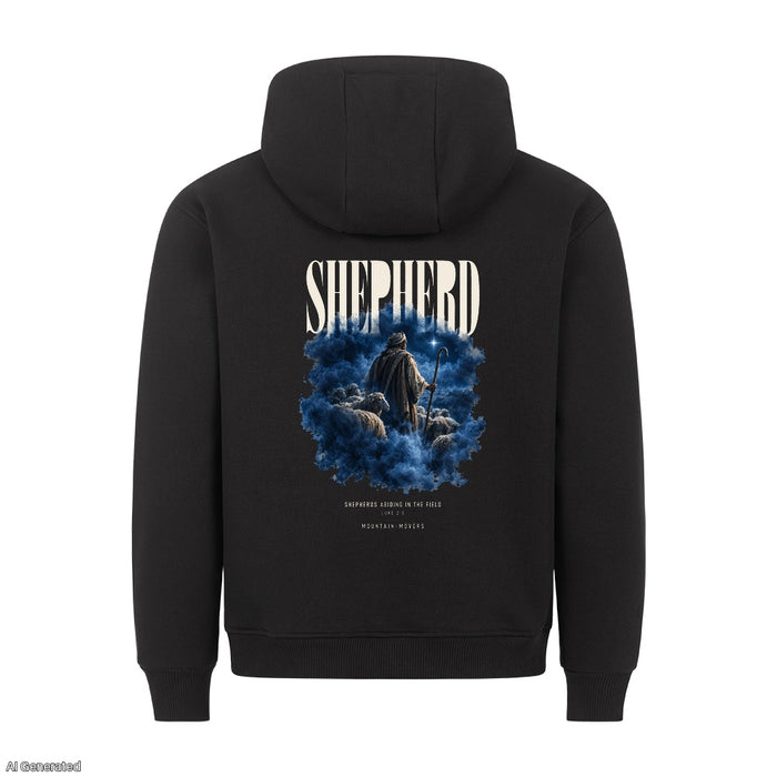 Shepherds Abiding in the Field Christmas Hoodie Backprint