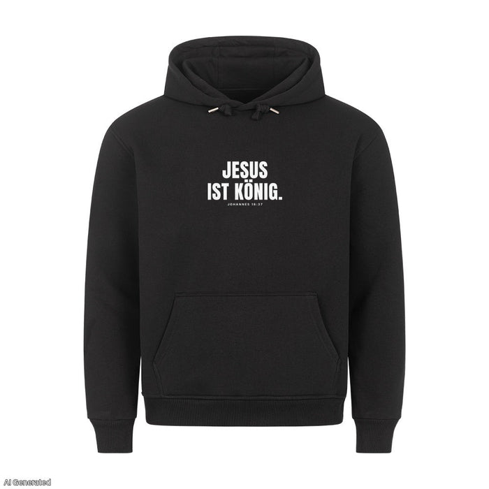 Jesus ist König Johannes 18:37 Hoodie