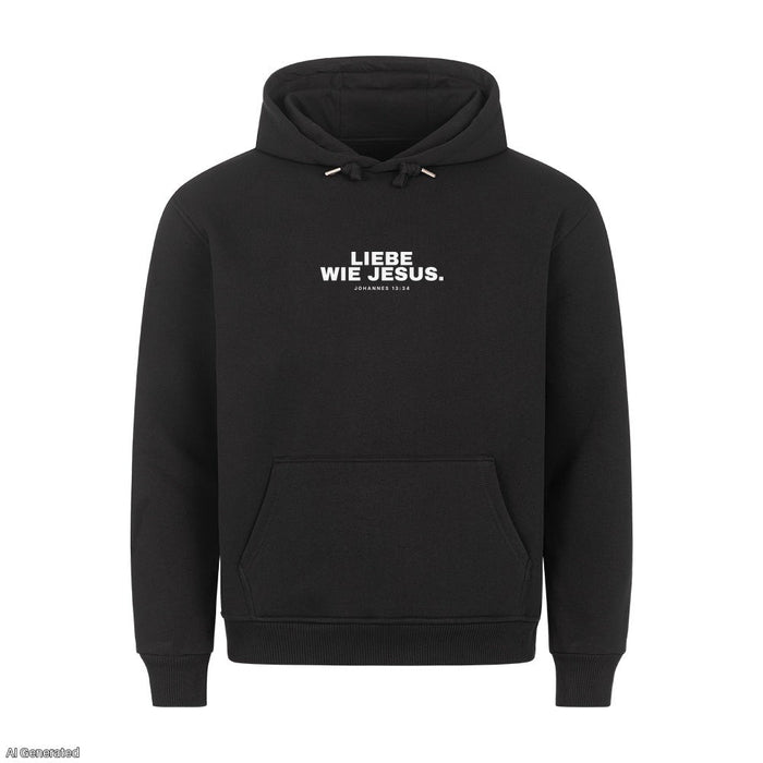 Liebe wie Jesus Johannes 13:34 Hoodie