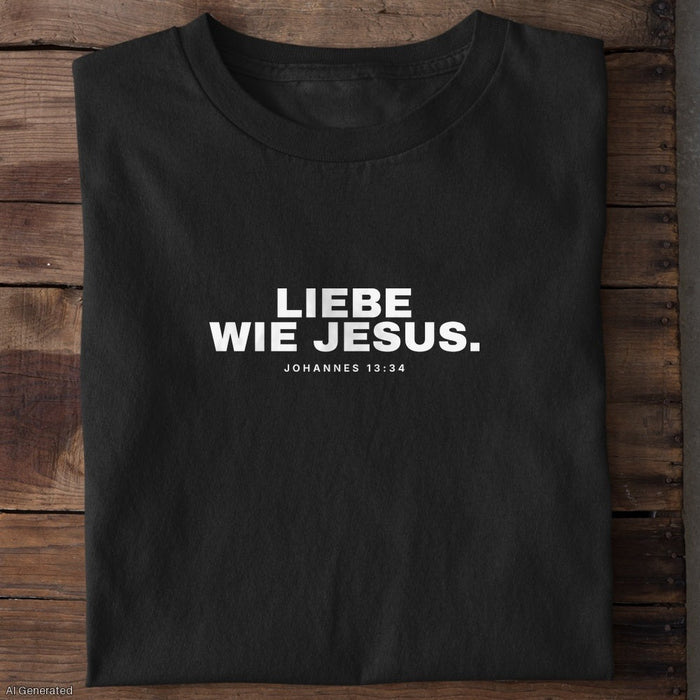 Liebe wie Jesus Johannes 13:34 T-Shirt