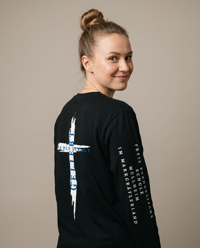Jesus Is King Curved Longsleeve