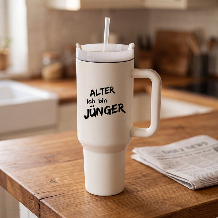 Alter Thermobecher