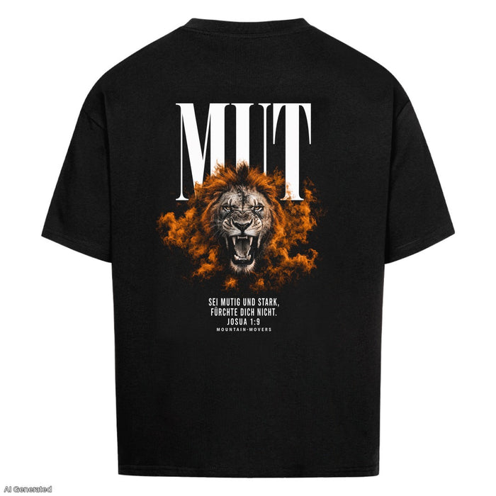 Mut Josua 1:9 Oversize Shirt Backprint