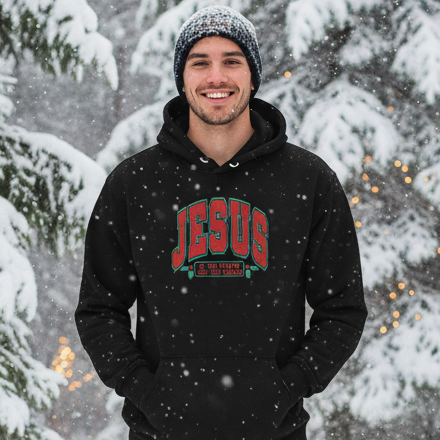 Jesus College Style Christmas Hoodie