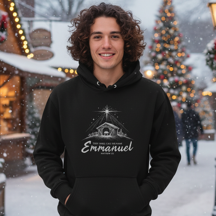 Emmanuel Matthew 1:23 Christmas Hoodie