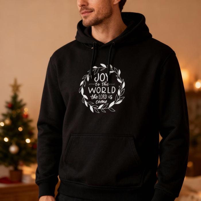 Joy to the World Circle Christmas Hoodie