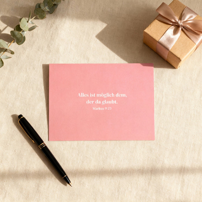 Alles ist möglich Postkarte