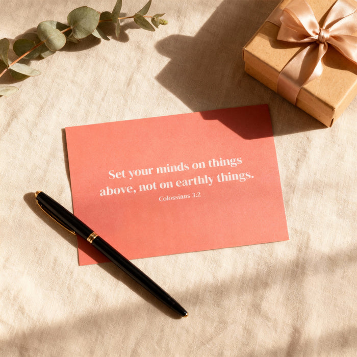 things above Postkarte