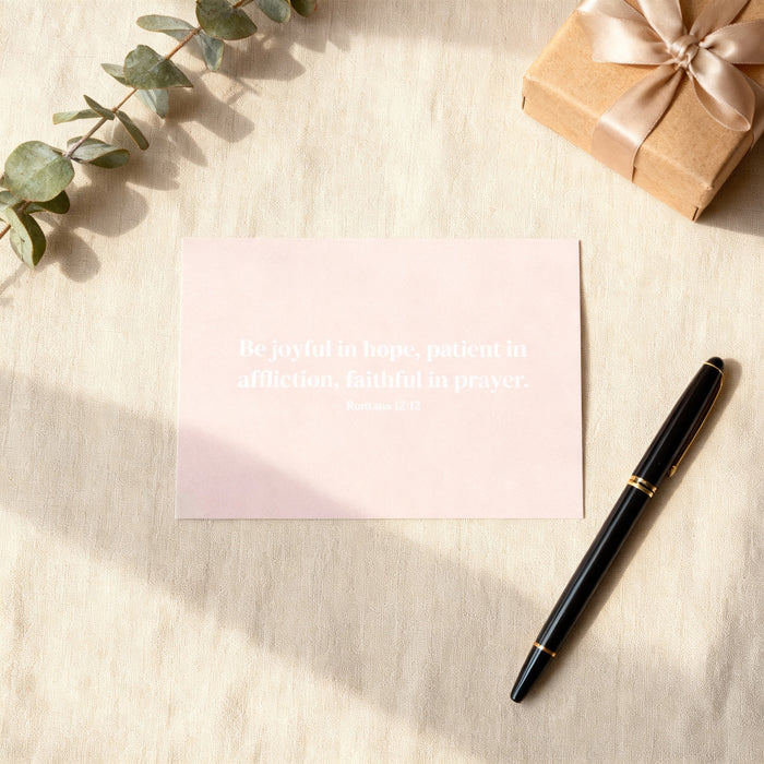 joyful in hope Postkarte