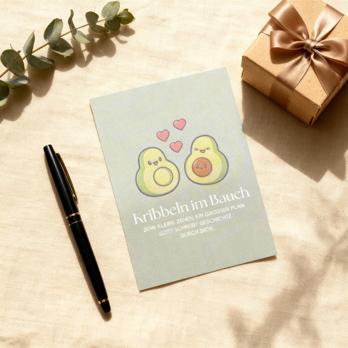 Avocado postcard