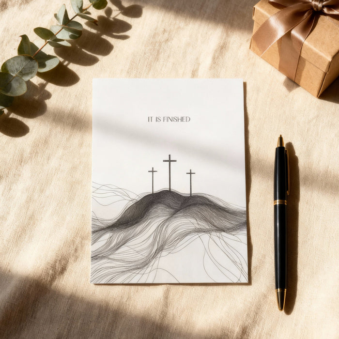 It is FINISHED postcard