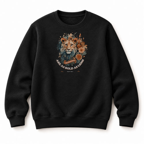 Bold as Lions Sweatshirt Frontprint