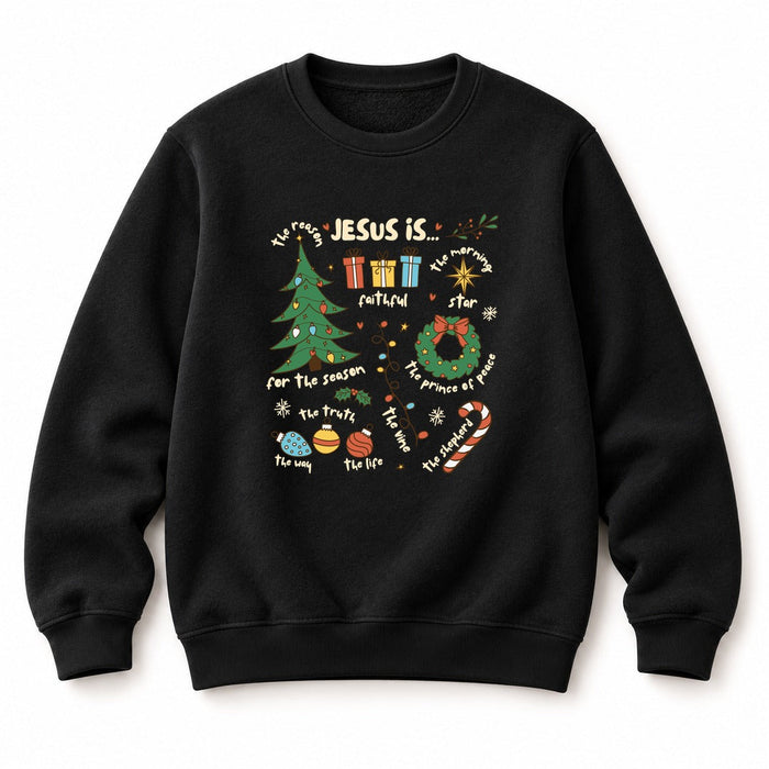 Jesus is Christmas color sweatshirt
